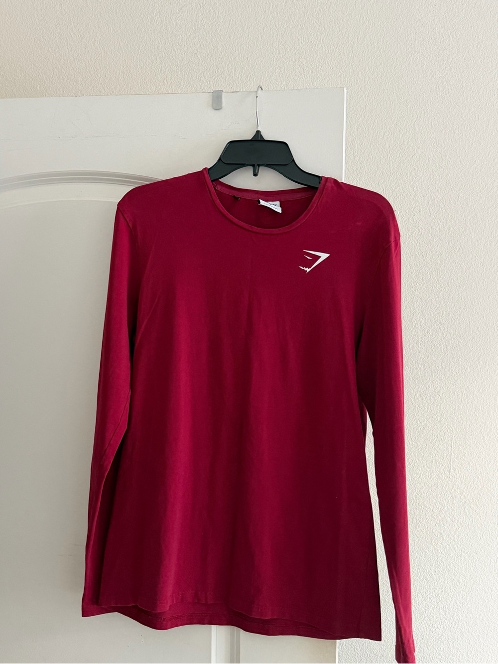 Gymshark Long Sleeve Top in Deep Burgundy